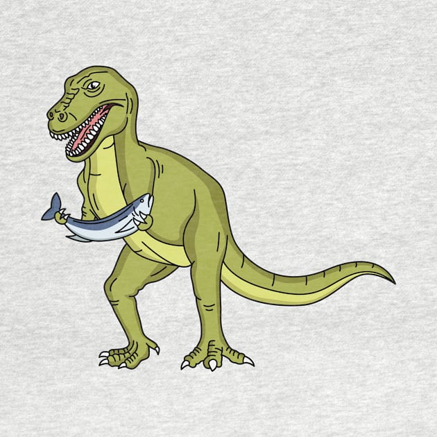 Funny T rex dinosaur illustration by Cartoons of fun